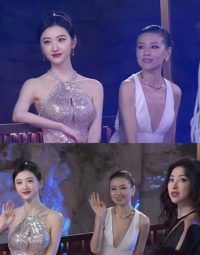 这张照片真是太现实了，照相一定原因灯光好的角度，董洁也很美，但是因为拍摄时候角度