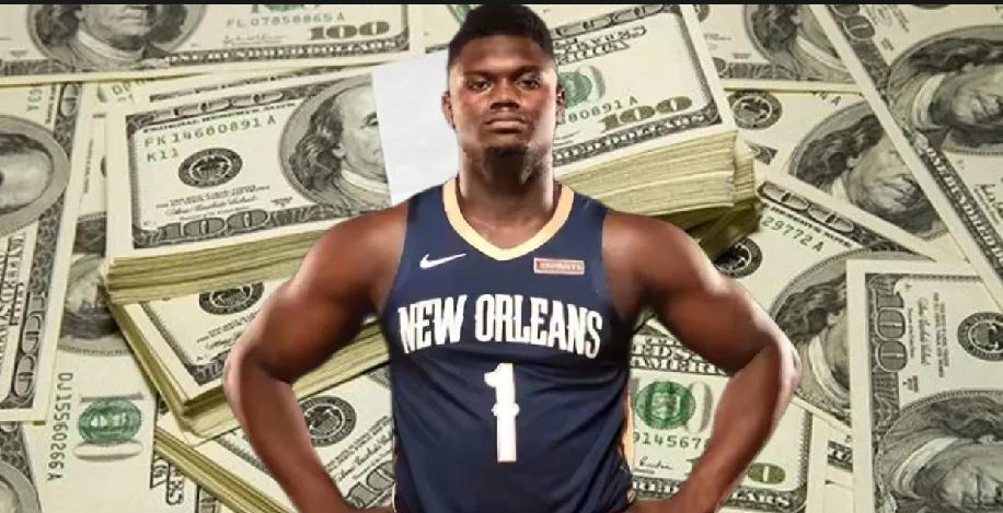 原来锡安早就实现财富自由！！
1；NBA生涯赚了1.14亿美金；
2；下赛季年薪