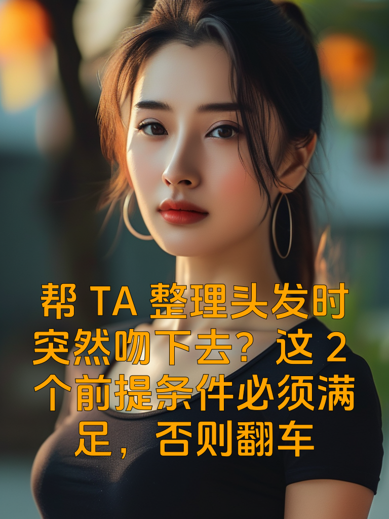 帮TA整理头发时，突然吻下去？这2个前提条件必须满足，否则翻车