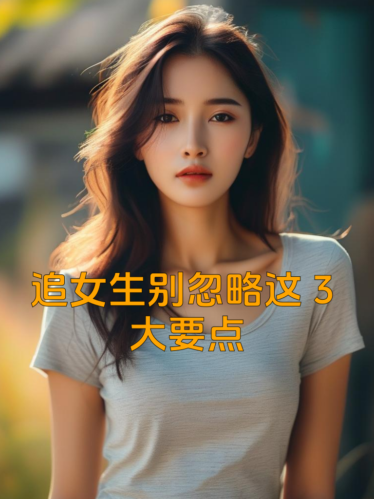 追女生别忽略这3大要点