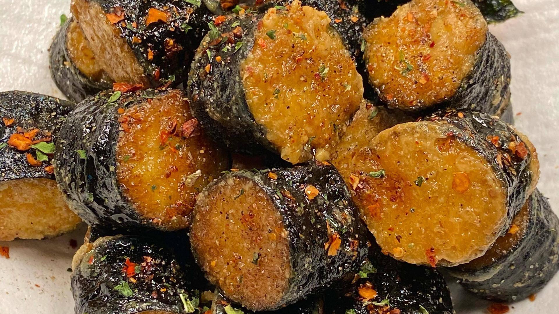 海苔金针菇卷：便当盒里的“鲜味魔法棒”，一口一个鲜掉眉毛