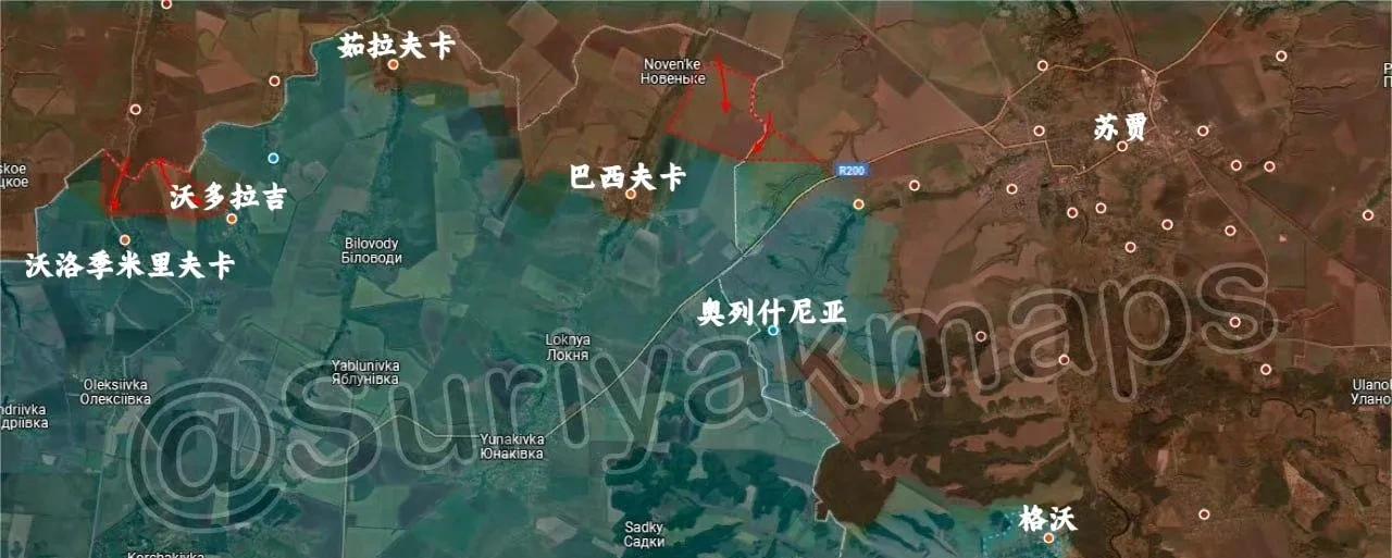 亲俄媒体suriyak更新3月25日早上俄乌局势
1、库尔斯克：俄罗斯军队沿着苏