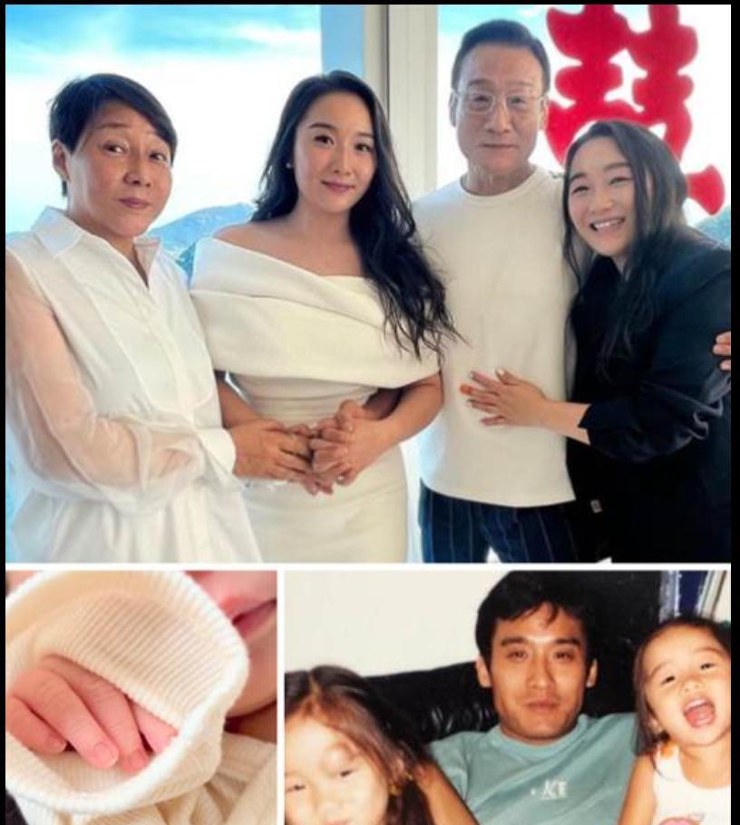 恭喜！67岁的梁家辉再当外公，双胞胎小女儿晒照宣布儿子出生。#梁家辉#