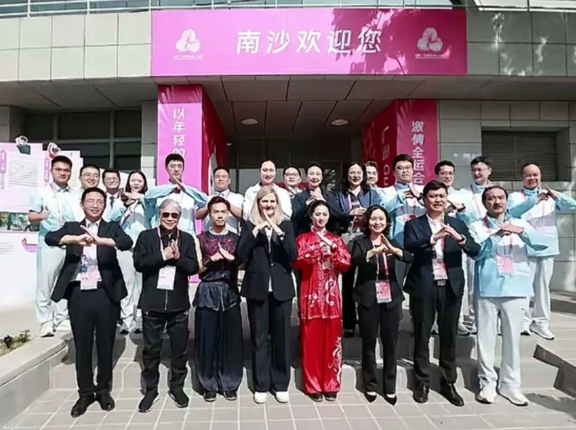 国际奥组委去广州南沙参观了，难道大湾区要办2036年奥运会？巴赫到了广州，连连称