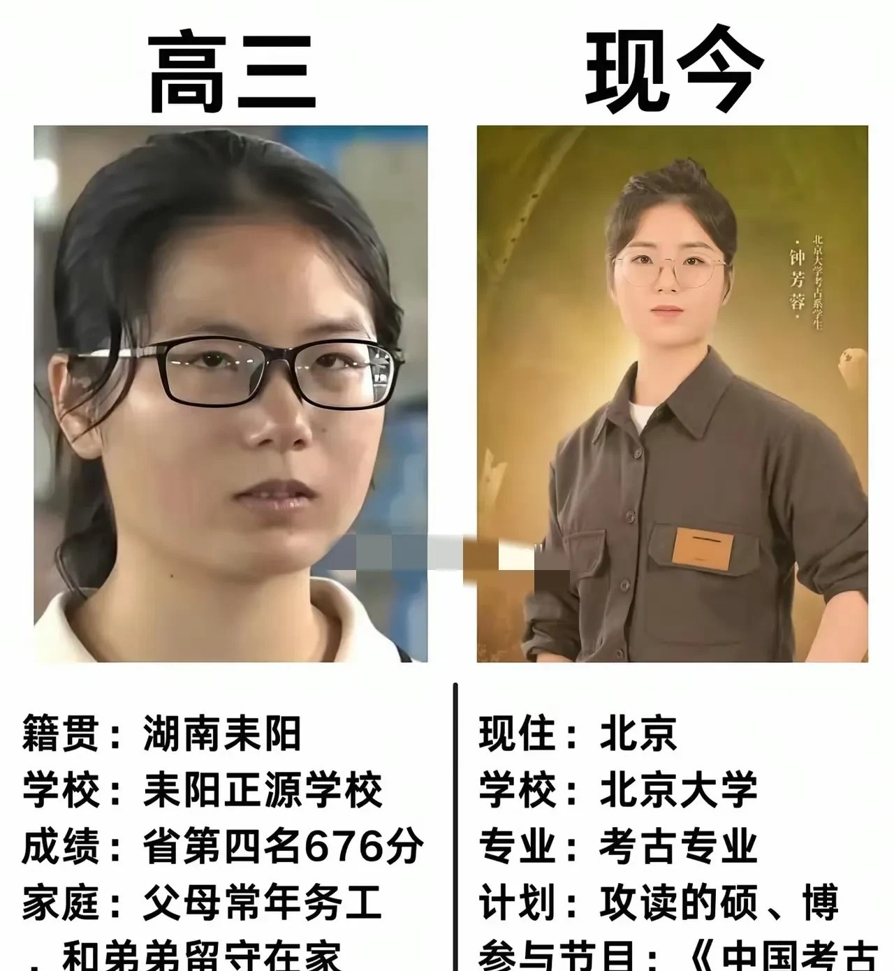北大考古女孩上热搜了，
​不用纠结工作，不用担心学历，她主动去了敦煌工作了。
