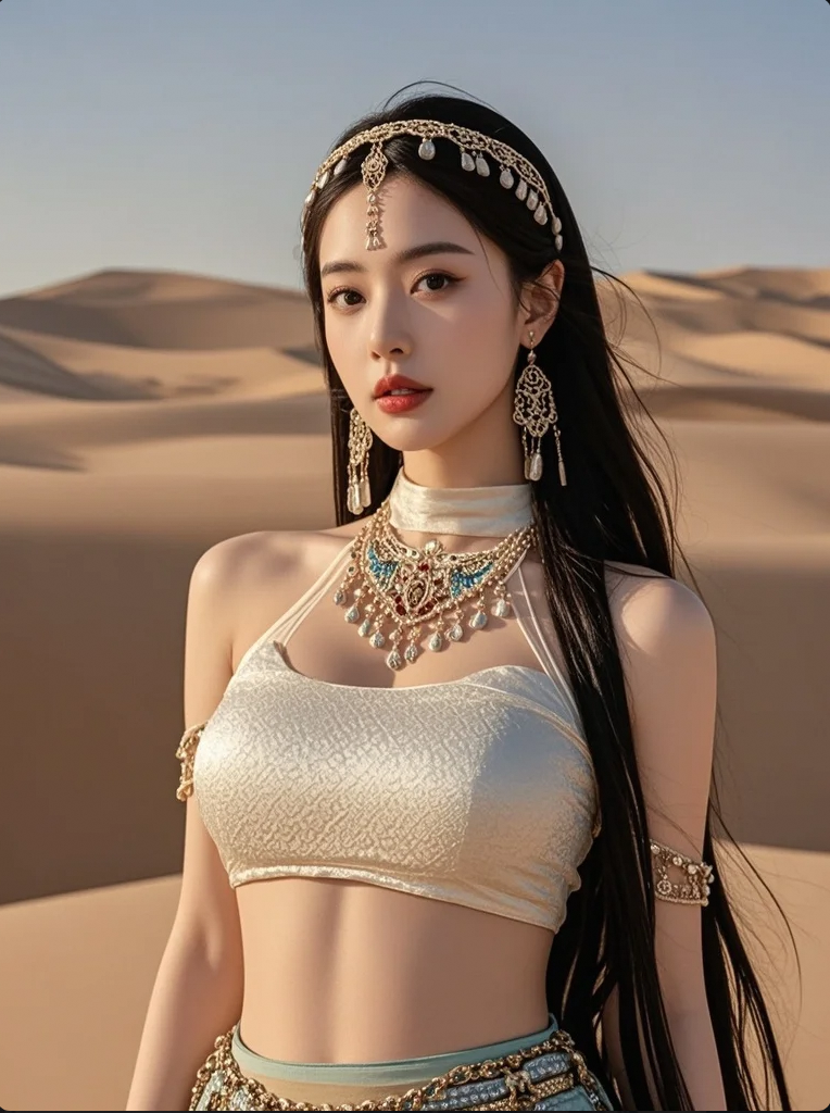 璎珞流苏配沙丘，这才是高级感穿搭👑