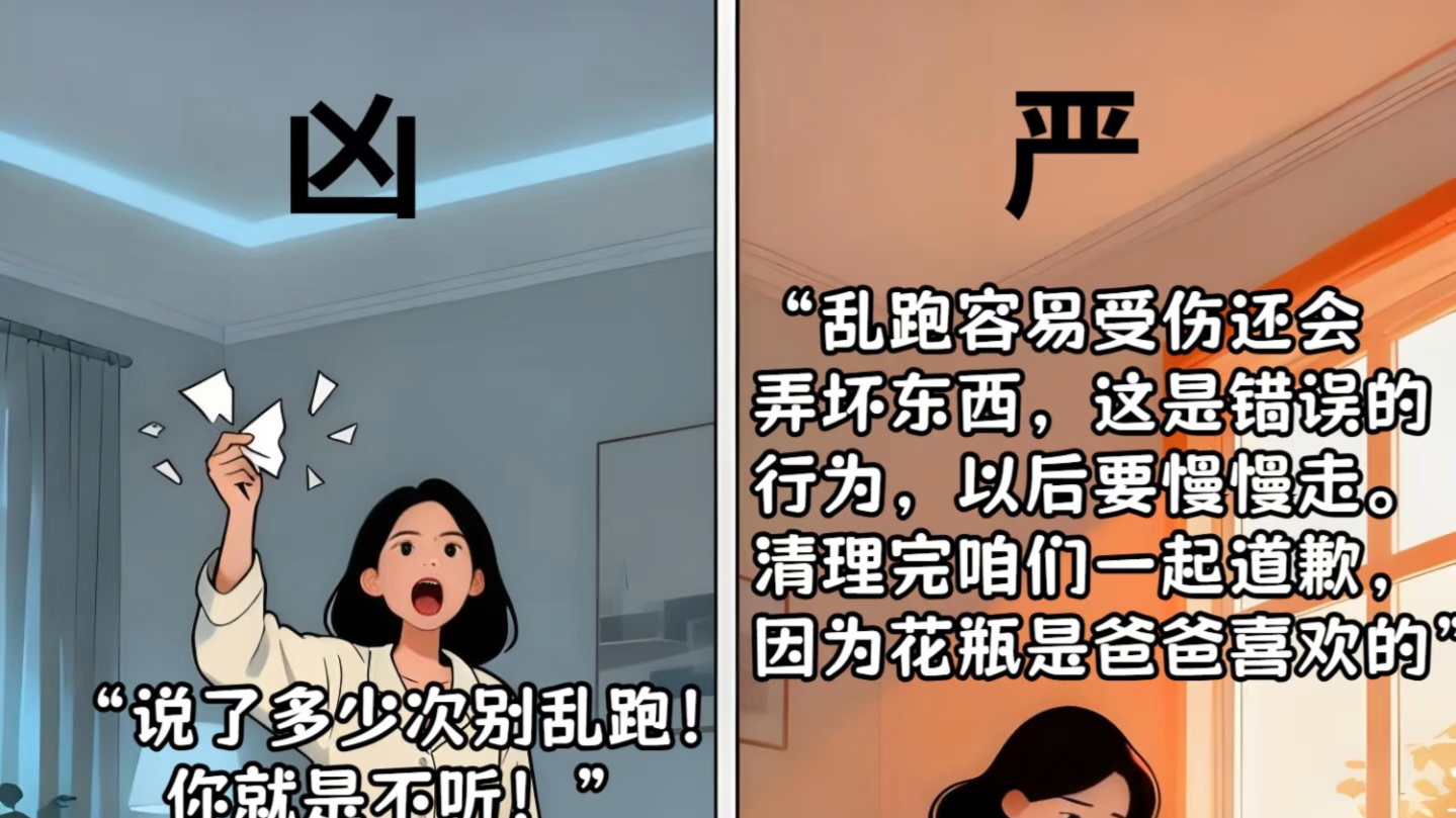 严而不凶的妈妈