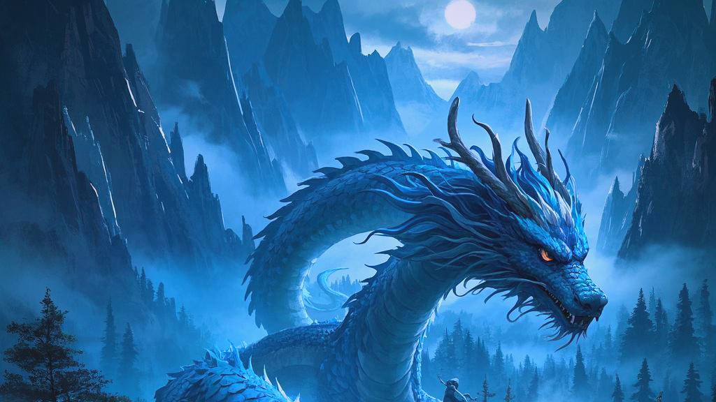 上古神兽之螣蛇，渡过天劫便能化龙，直飞八荒