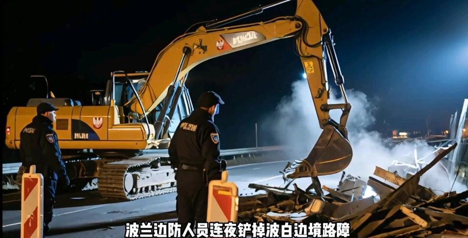 9月25日凌晨，波兰连夜拆除路障，恢复边境通行。
