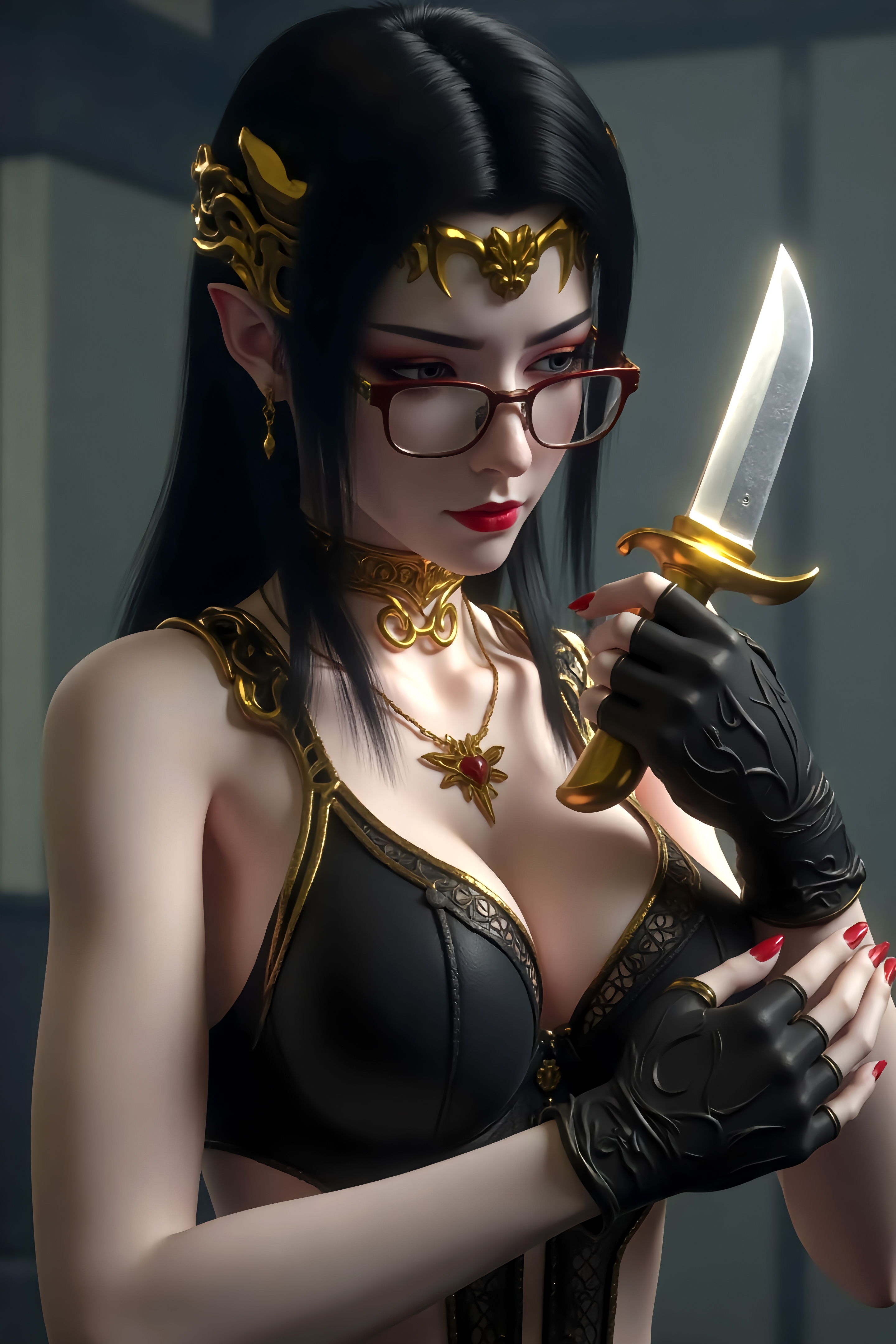 零差评国漫女神——美杜莎女王（带高清手机壁纸）：身材好到不敢直视！