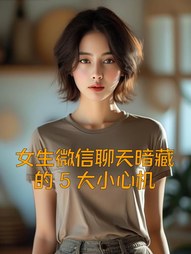 女生微信聊天暗藏的5大小心机
