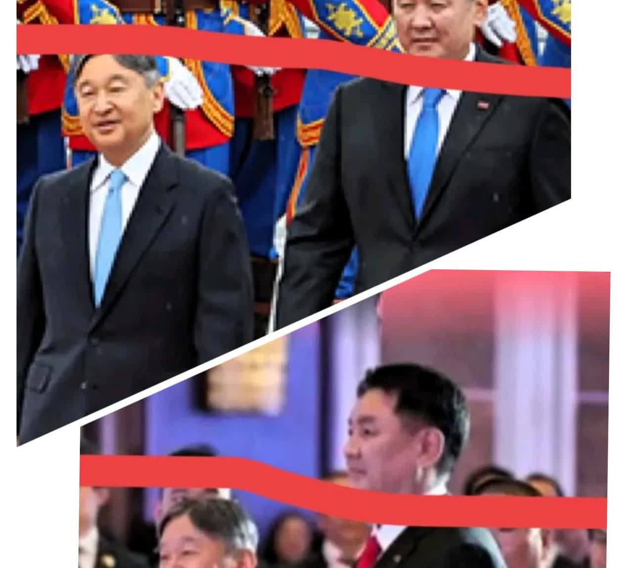 日本人怕是睡不着了

日本天皇和王后近日访问蒙古国，顺利完成访问，两国首脑举