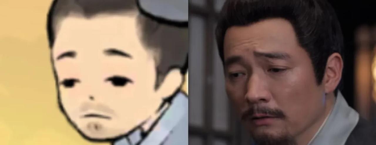 家人们，我出现幻觉了！
刚刚打游戏，一个角色像极了庄仕洋，那标志性发际线，同款眼