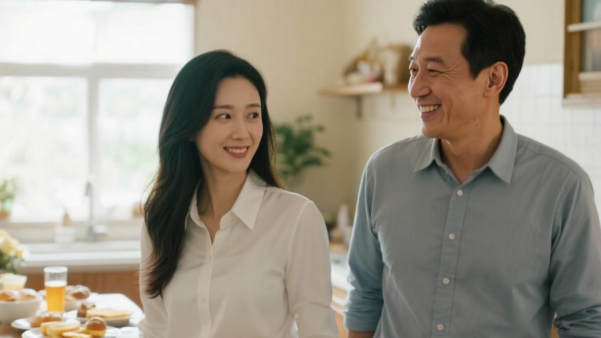 不差一分一秒，在酒店大堂撞见了妻子