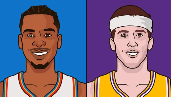 美媒晒出SGA和里夫斯的数据，与球迷分享：
左侧是现任MVP，右侧是没有东契奇的