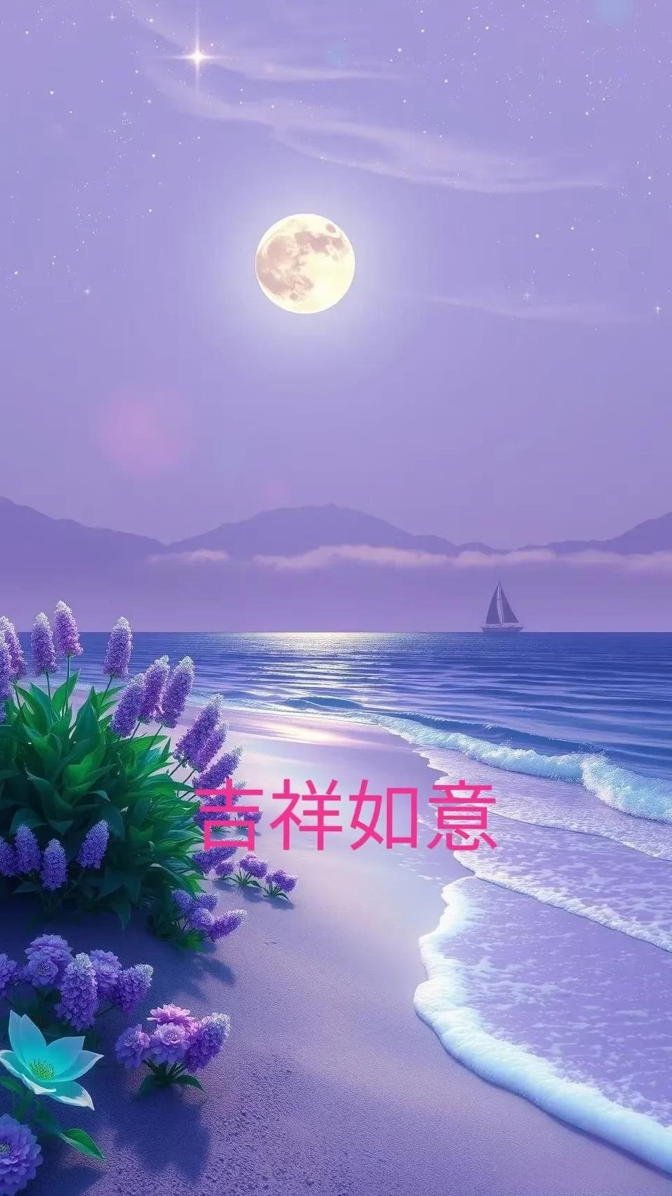 上联：明月当空夜景昼，
下联：晓光萌处晓光浮。