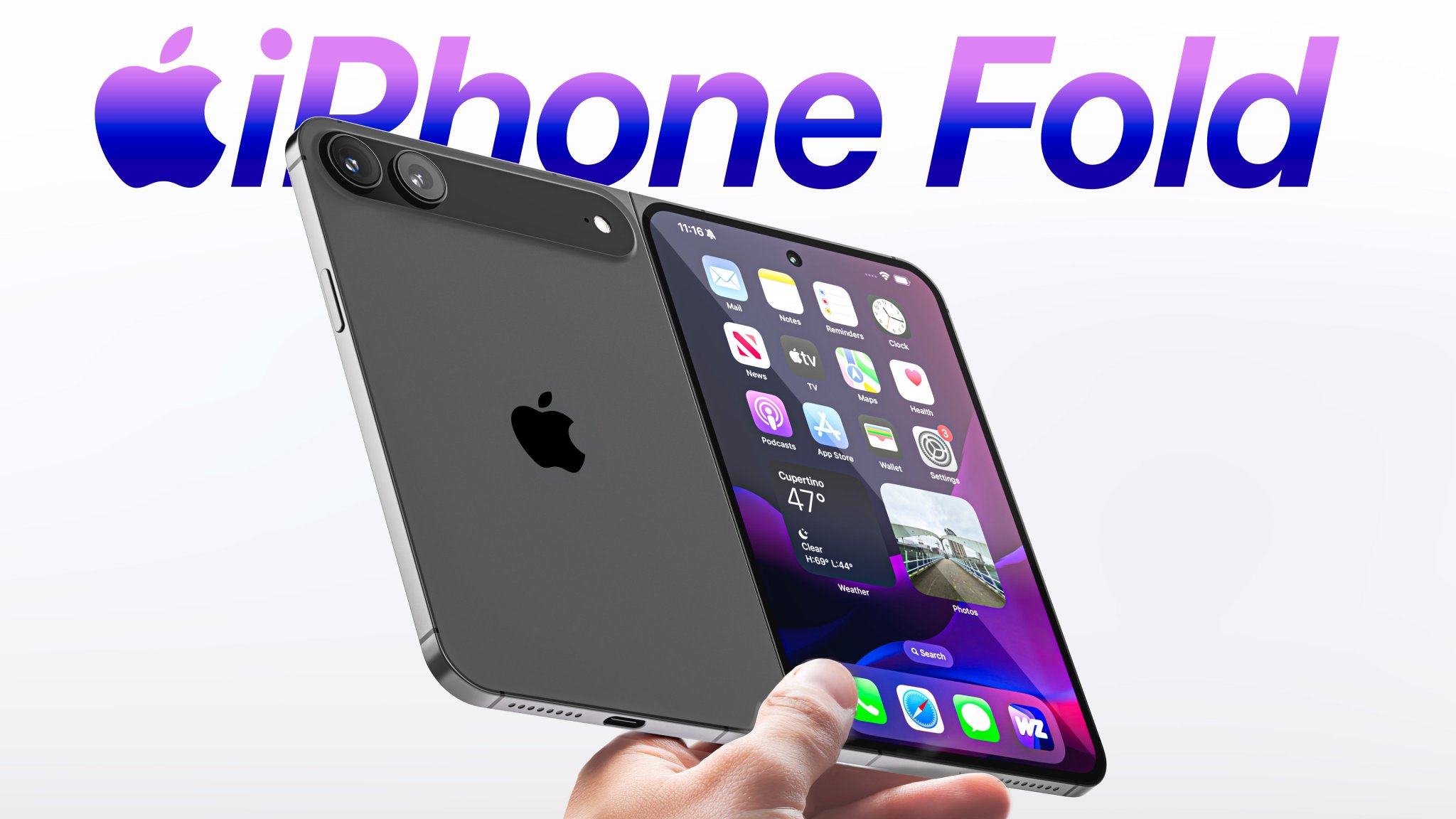 5.5英寸iPhone Fold曝光，售价15000元起？