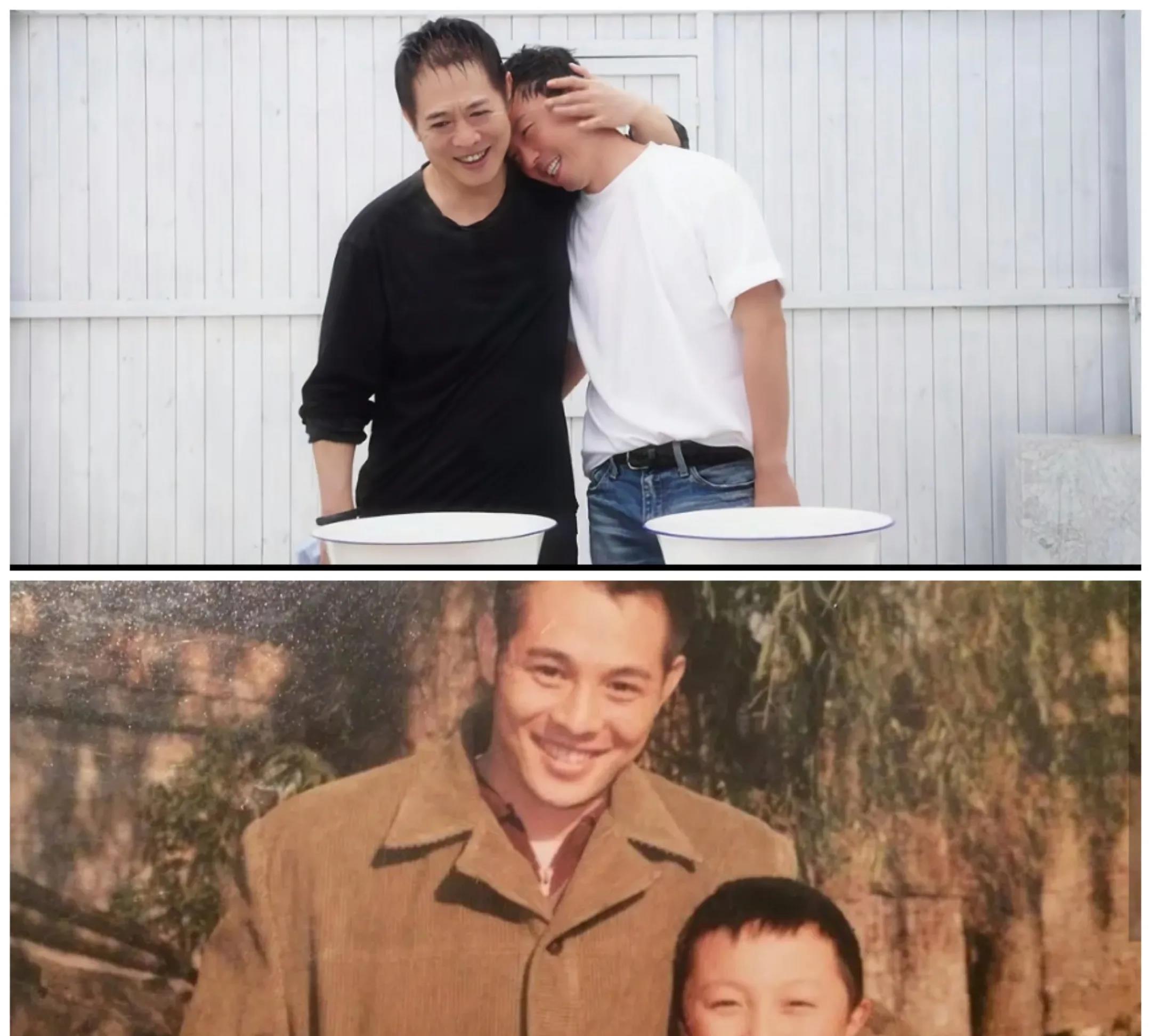 李连杰和谢苗这对父子可太会整活了，时隔数年这波回忆杀一下子联动了两部电影。
也难
