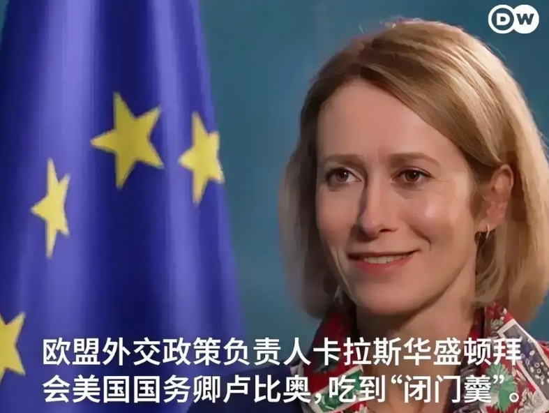 欧盟这次该醒悟了！
来自德国媒体的消息说，为了和美国搞好关系，欧盟外长卡拉斯专程