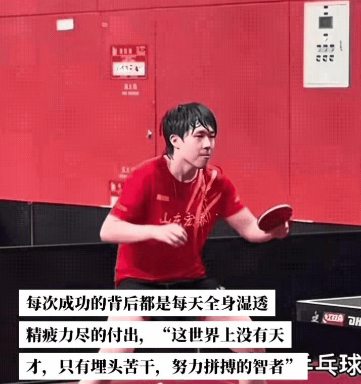看王楚钦这张图让人感动，哪一枚金牌来的都不容易，
是365个乒乒乓乓的日常。
每
