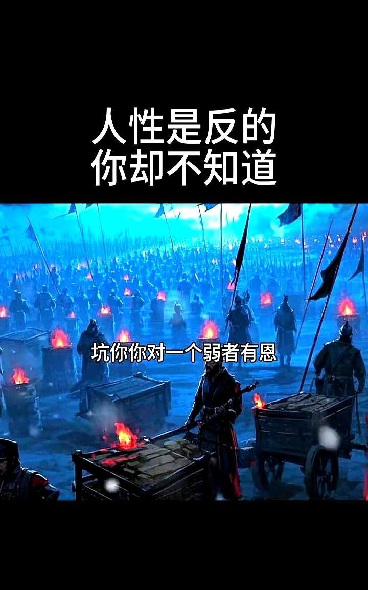 人性是反的，你却不知道。
你发现没，有时候掏心掏肺对别人好，反而像往漏风的塑料袋