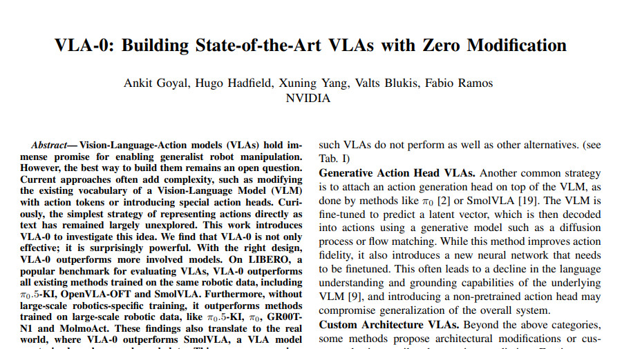 NVIDIA团队惊人发现：最简单的机器人训练方法竟然最有效