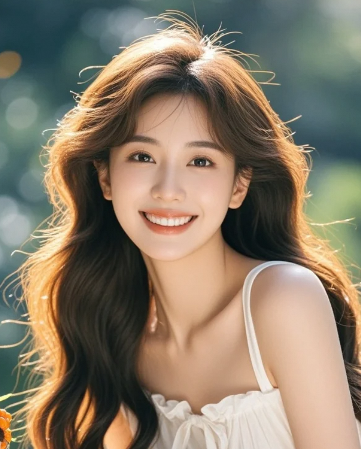 沙棘娃娃作伴，她回眸一笑，温暖得让人想立刻走进画面