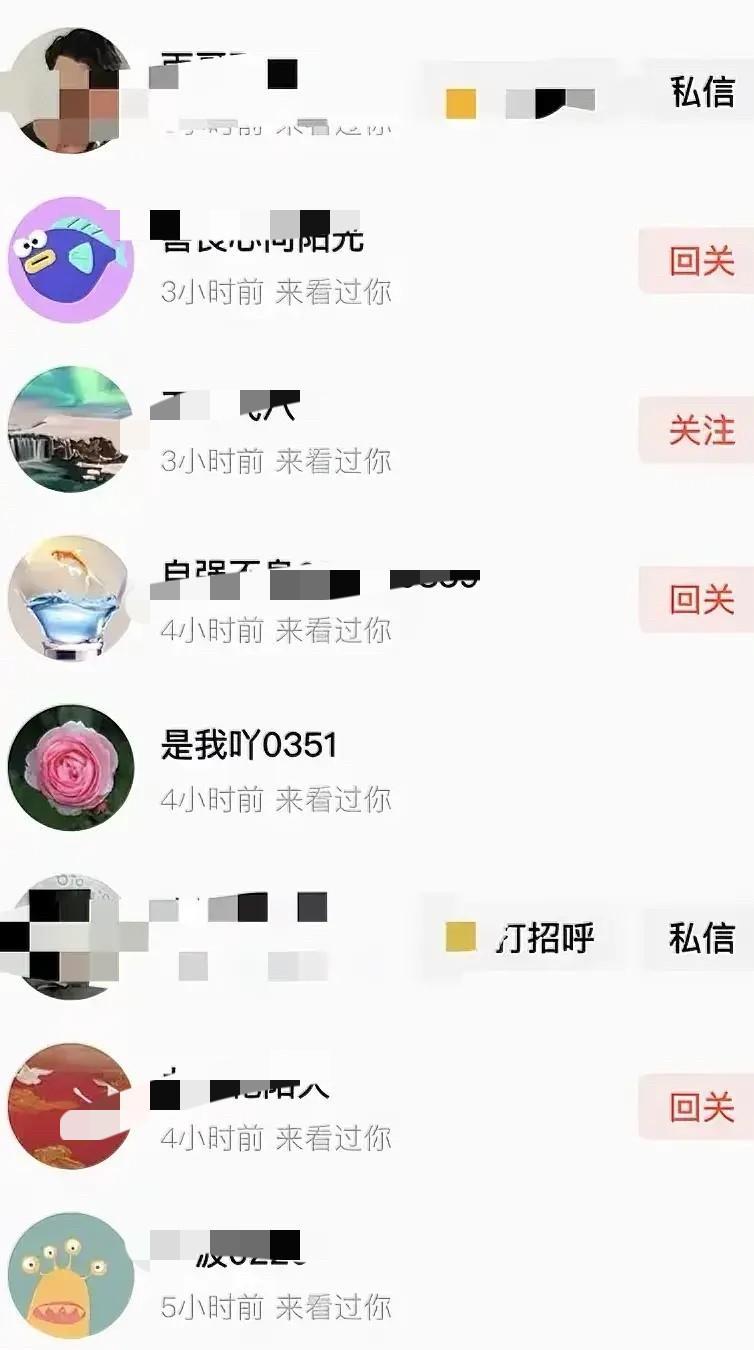 打开访客记录的时候，我心里都在唱着，（你的爱还在不在），看到你的名字赫然出现，我