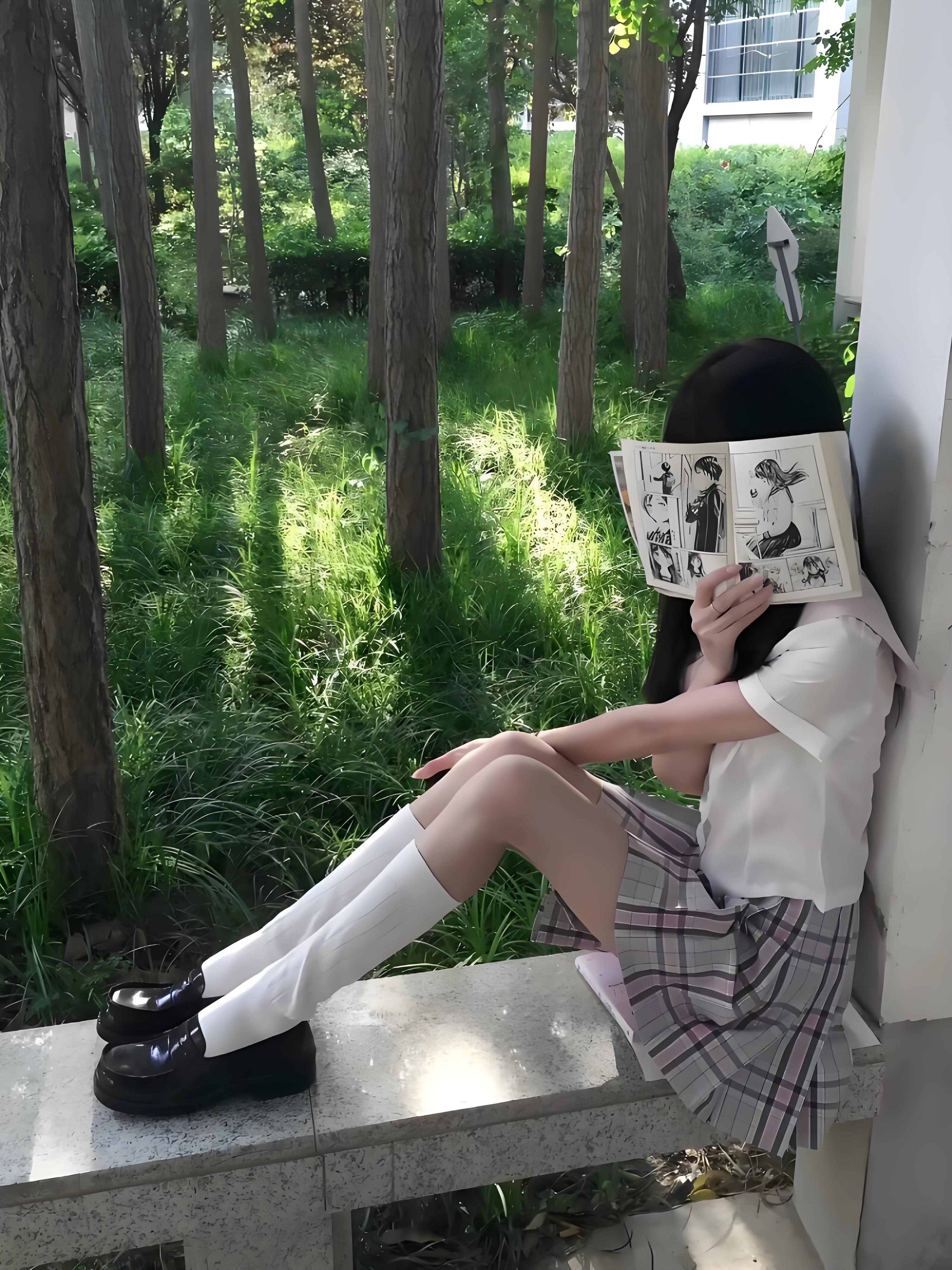 现在穿搭能配得上又纯又欲的衣服只有JK了吧，但是穿搭是一方面，纯还是得靠年纪，这