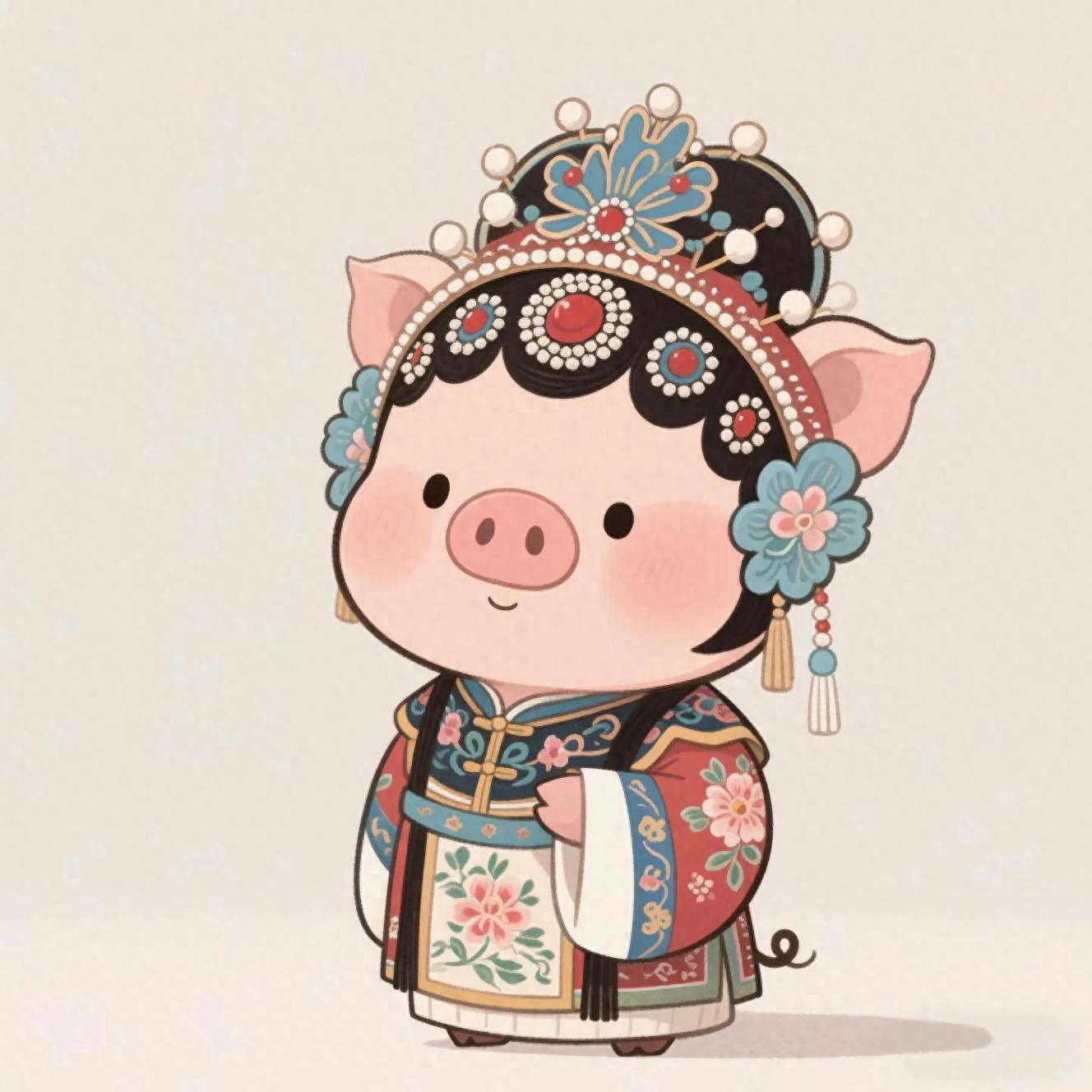 生活不易，猪猪卖艺，猪猪给您唱个戏~🐷
