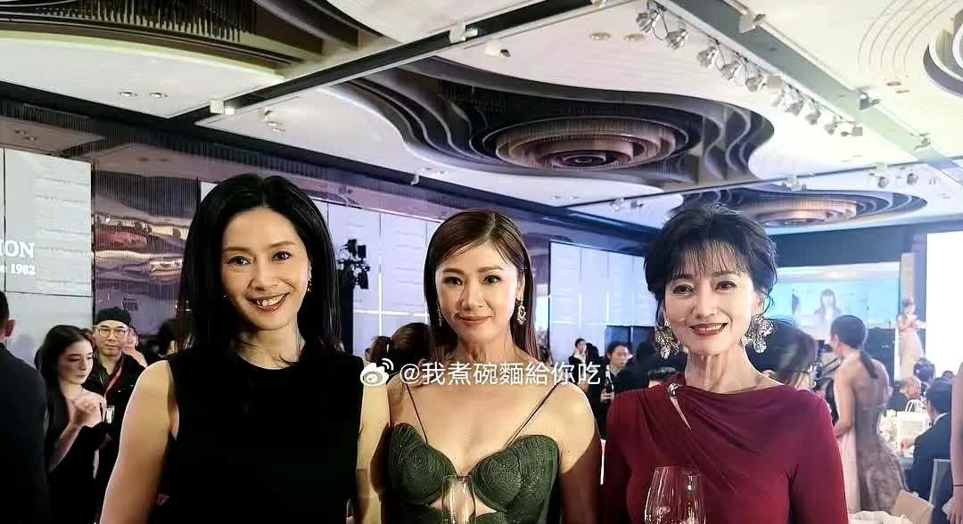 赵雅芝、陈茵媺、朱玲玲等人参加慈善晚宴。