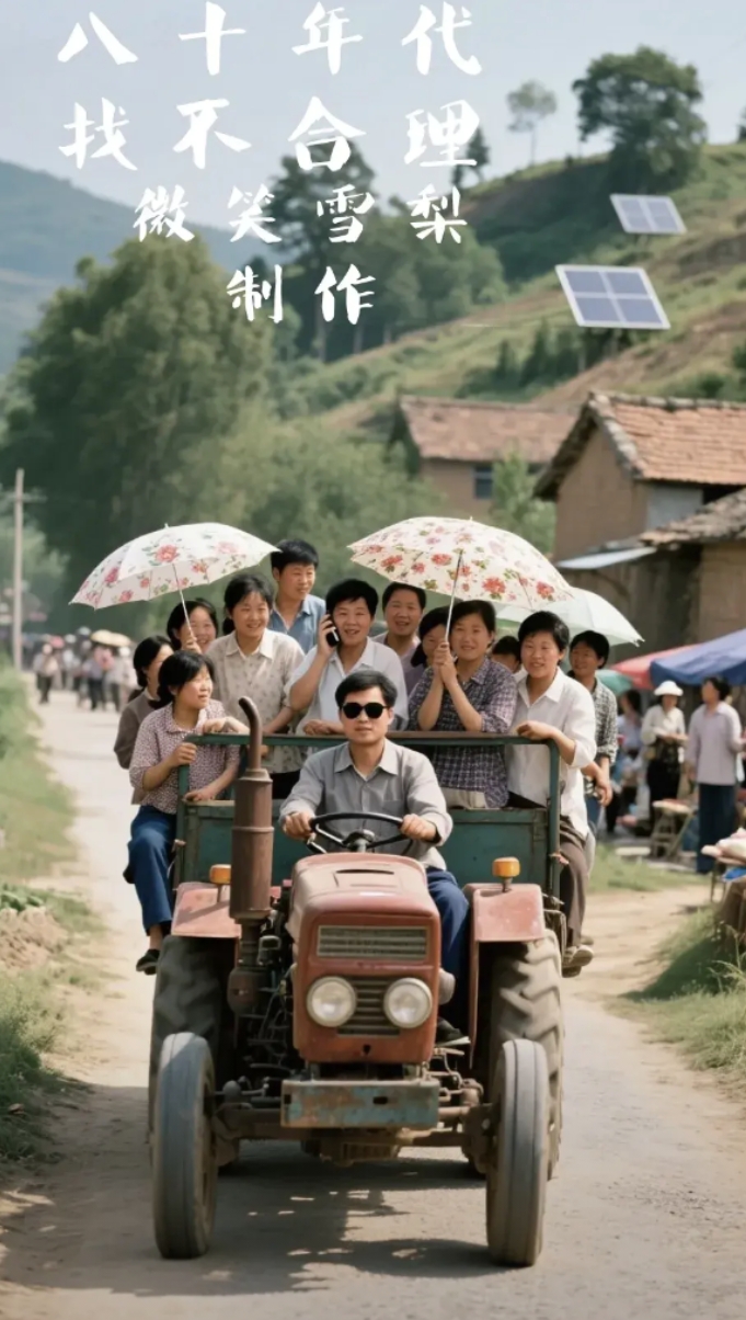 八十年代赶集路上
有几处不合理
找到二处算你是高手
