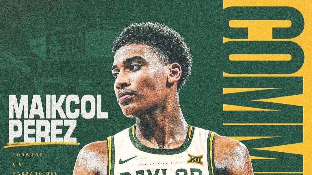 欧洲球员前往NCAA打球！2025届意大利前锋迈克尔-佩雷兹承诺贝勒