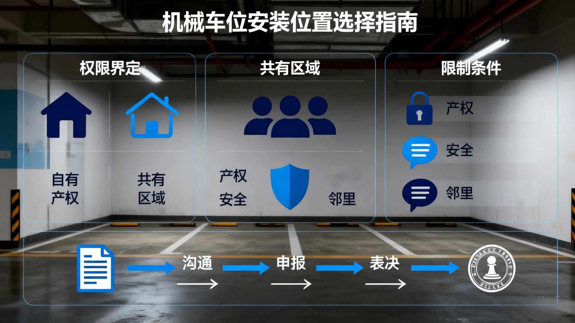 业主可以自主选择机械车位的安装位置吗？