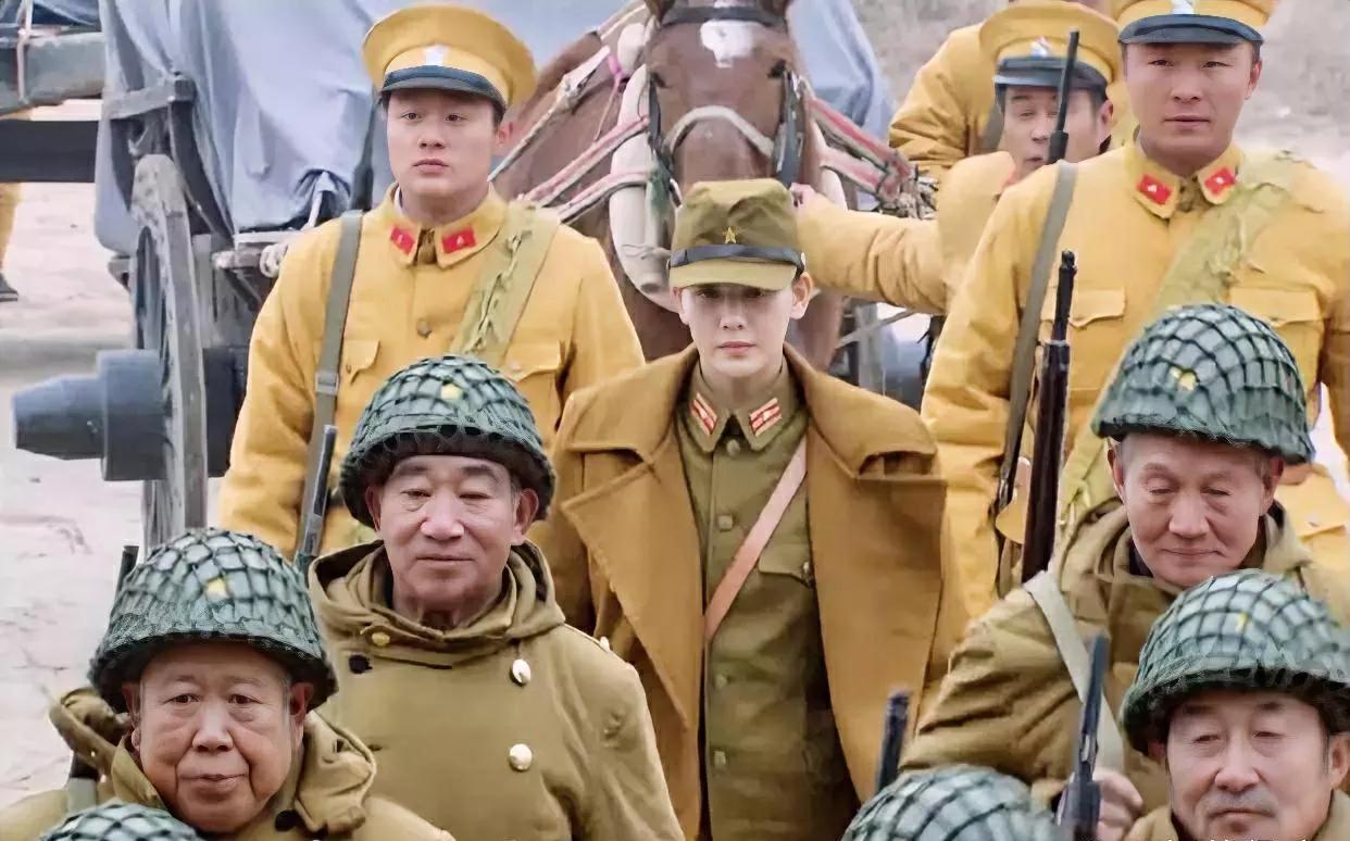 这些日本兵的岁数真大。虽然我近视眼，导演也不要忽悠我呀