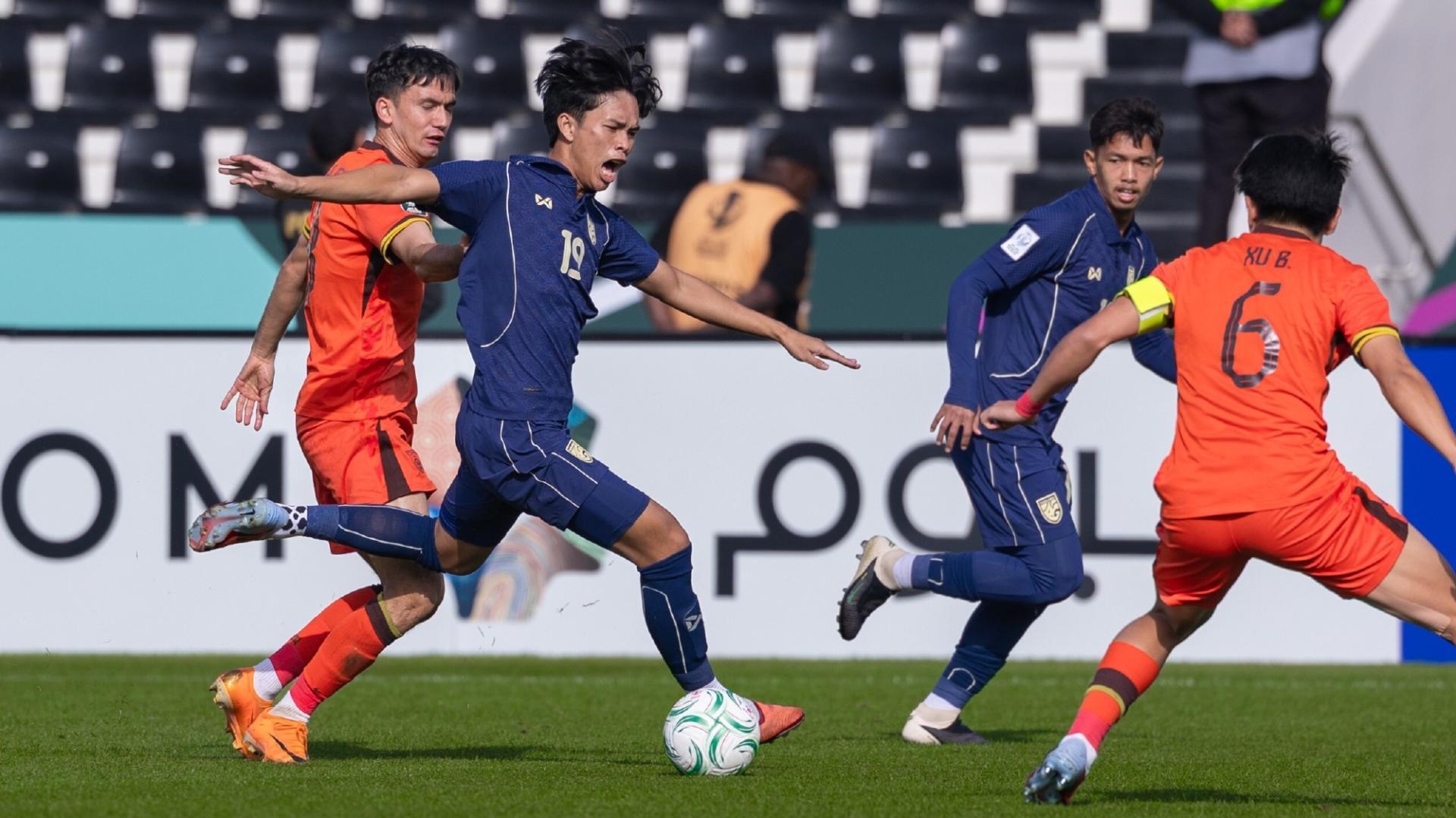 6次出战，首次出线！U23国足0-0泰国，闯入八强，3天后对阵乌兹别克斯坦