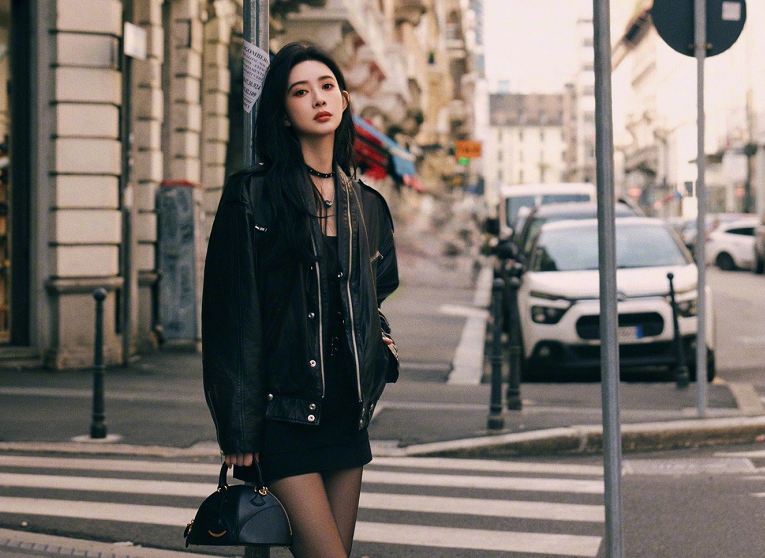 孟子义时尚街拍，真不错！