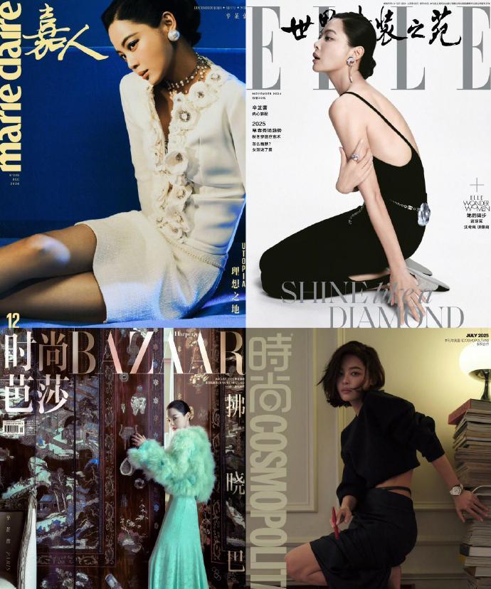 辛芷蕾登封《VOGUE》银十单封：实力破局，演绎时尚与演艺的双向奔赴
在星光璀璨