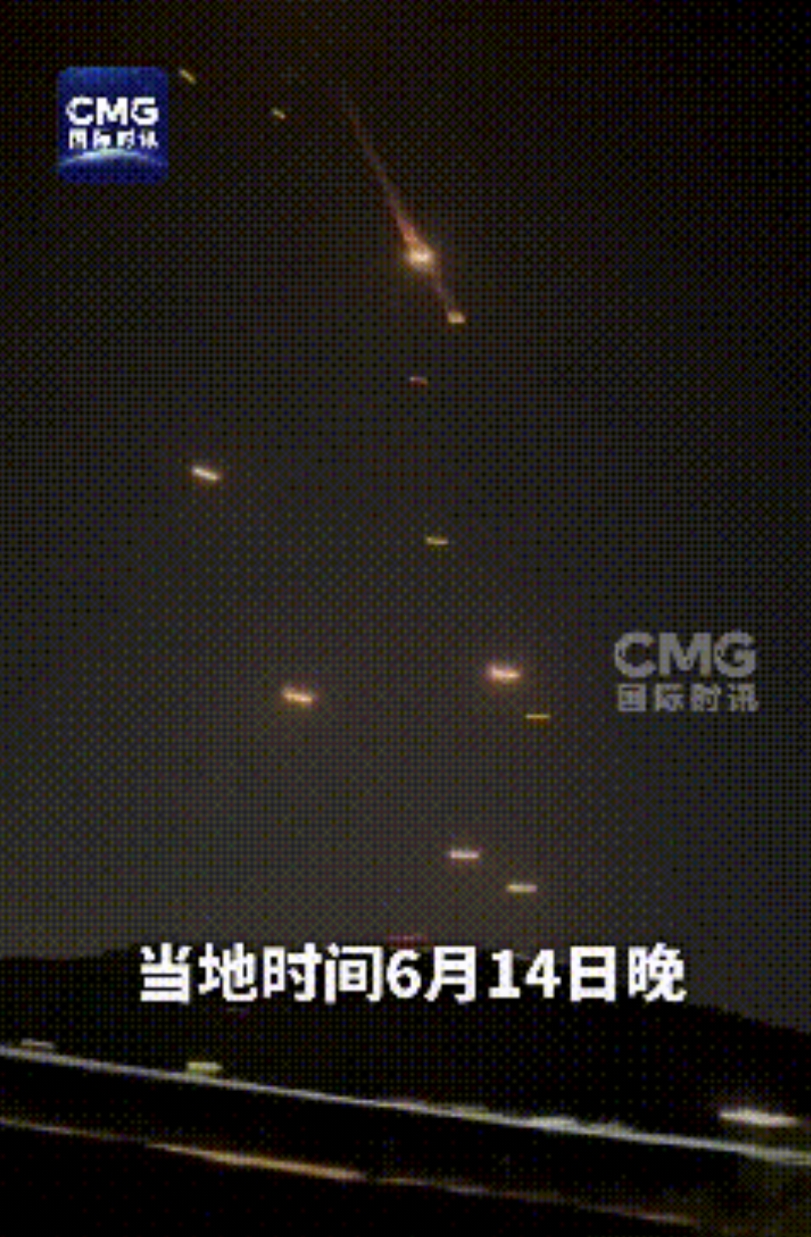 伊朗第二波攻击来了：再次打出流星雨，20倍导弹攻击，13马赫突防。
6月15日凌