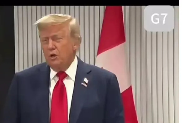 特朗普又在说奇怪的话











最近G7会议上，特朗普又开始了他的“
