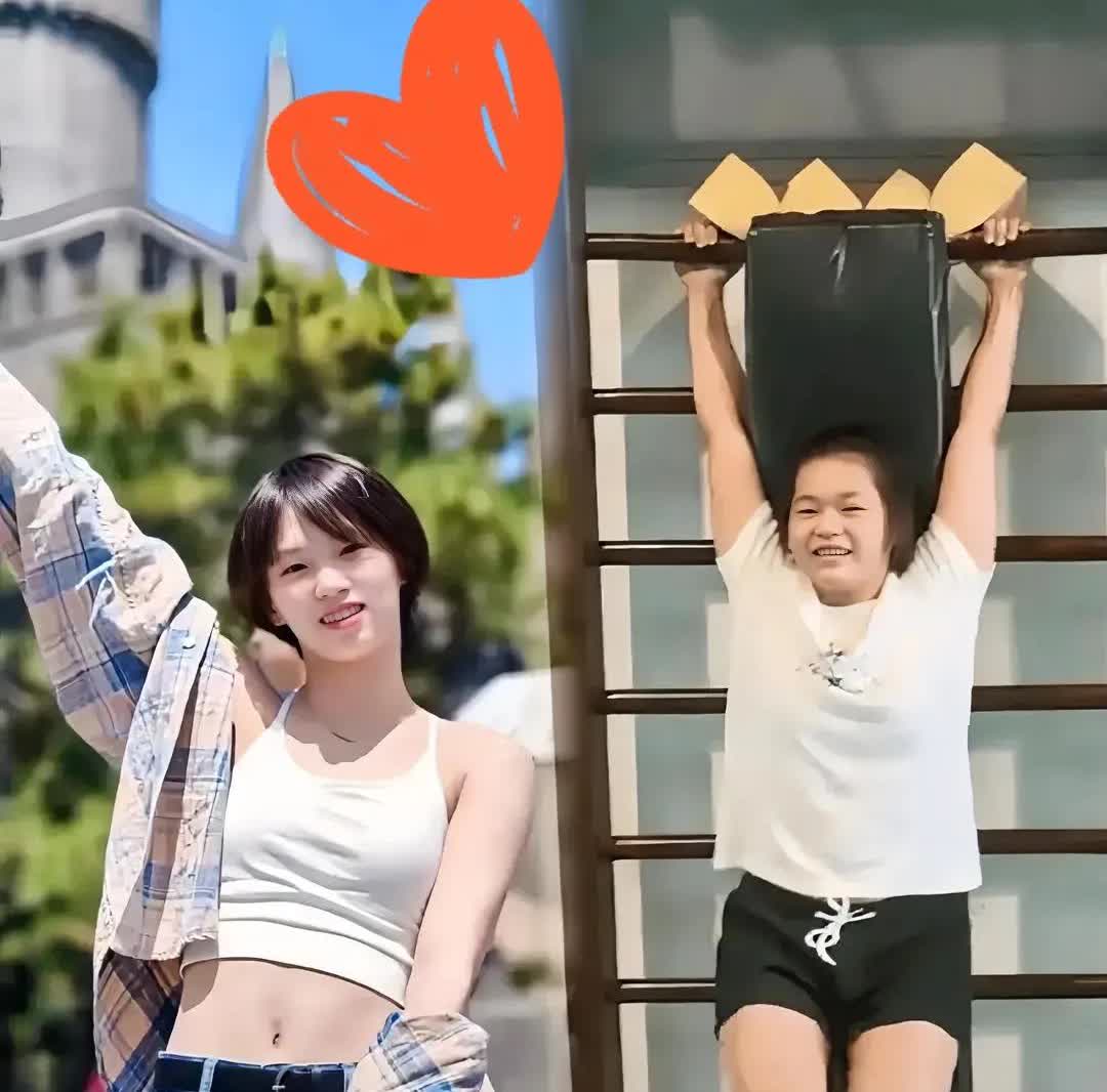 直到看了18岁的全红婵

胖了一圈的样子后，才知道

原来不是因为她太放