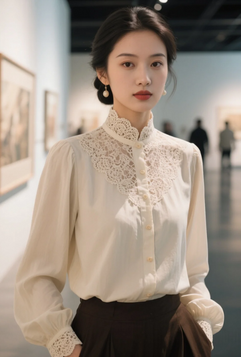 用身体线条对话建筑线条，高级感拉满