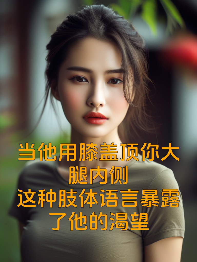 当他用膝盖顶你大腿内侧：这种肢体语言暴露了他的渴望