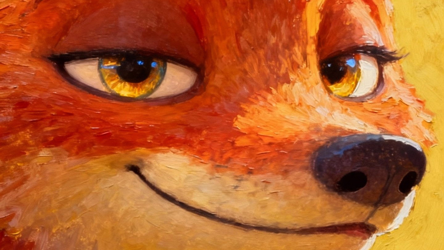 动物城中的他看似柔软的伪装，实则带着不易靠近的锋芒！