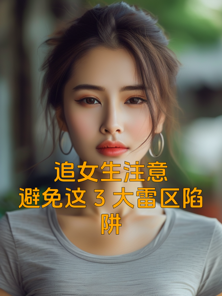 追女生注意：避免这3大雷区陷阱