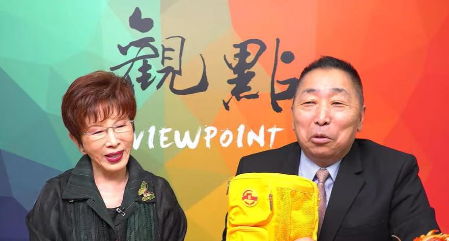 洪秀柱送唐湘龙“93阅兵礼物”：气气苑举正
媒体人唐湘龙今天（30日）上午专访前