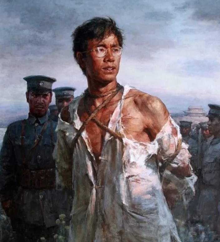 1929年，23岁的永新县委书记刘真被恼羞成怒的敌人用钢钎一针针刺入双眼，挑断脚