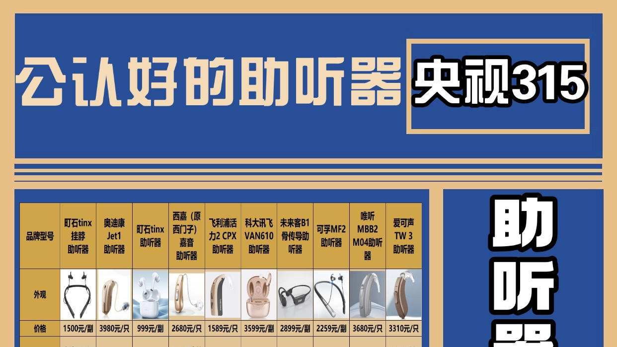 配助听器的十大忠告？助听器十大名牌助听器有什么品牌？经验分享