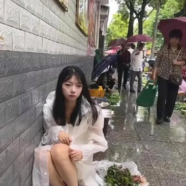 要是碰到这样的情况，肯定一次就买完她的菜！