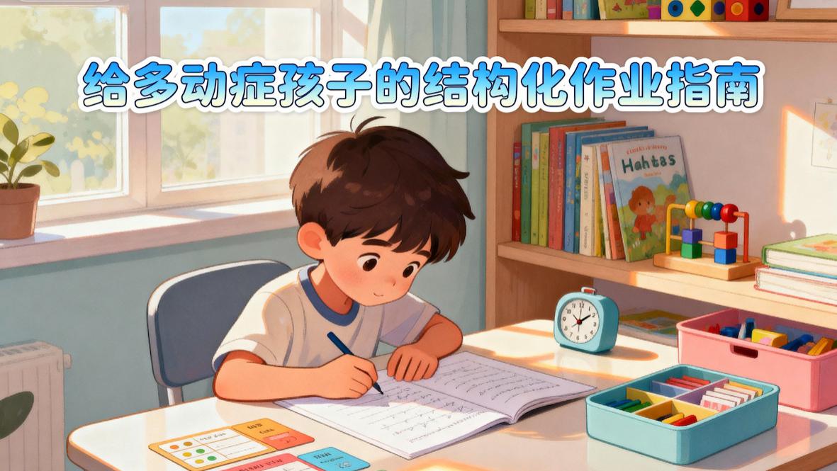 给多动症孩子的结构化作业指南